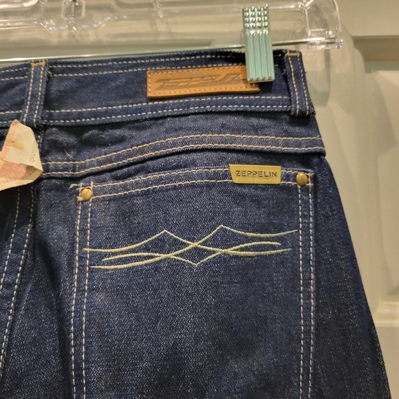 Zeppelin Jeans Rare Vintage 7s Deadstock Zeppelin Dark Denim Jeans